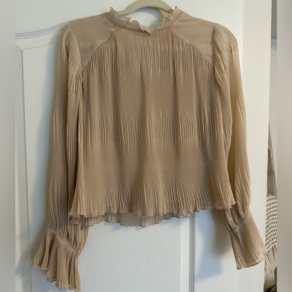 Zara Pleated Blouse